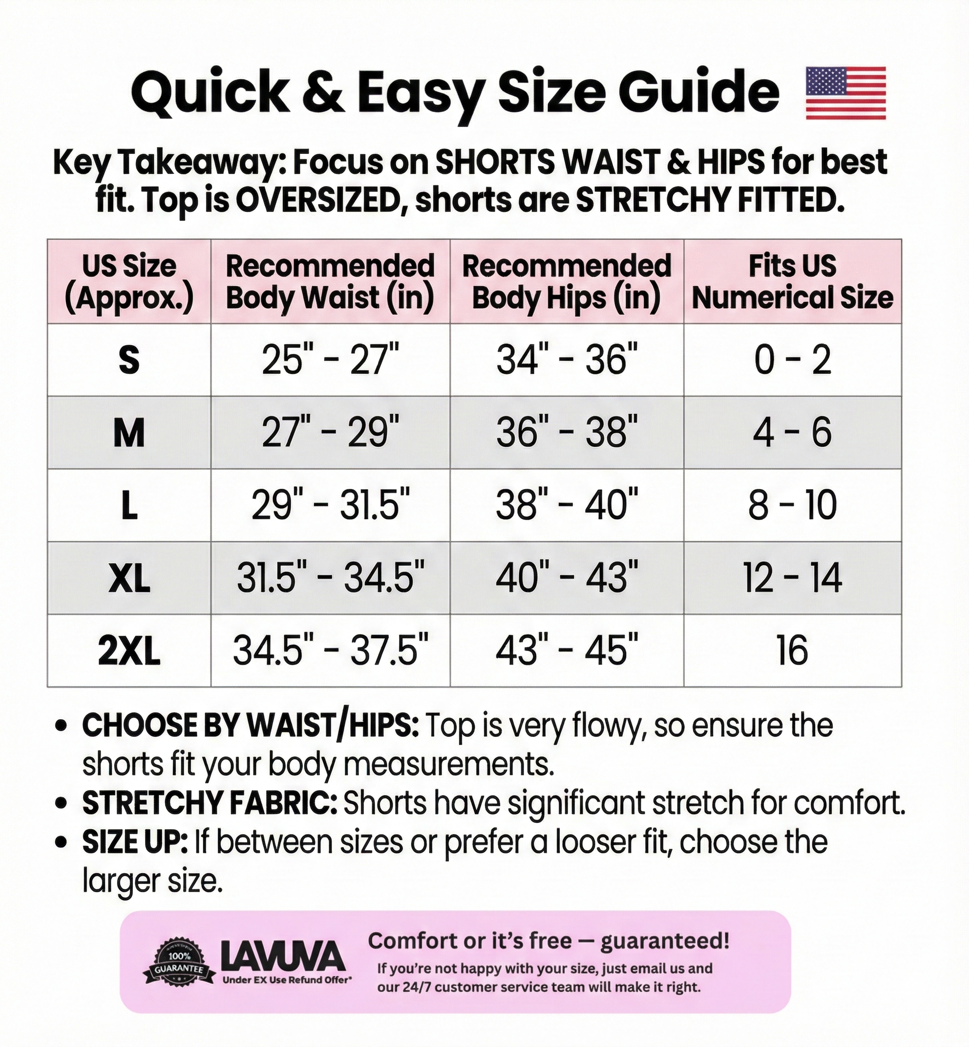 LAVUVA Silky Soft Short Set